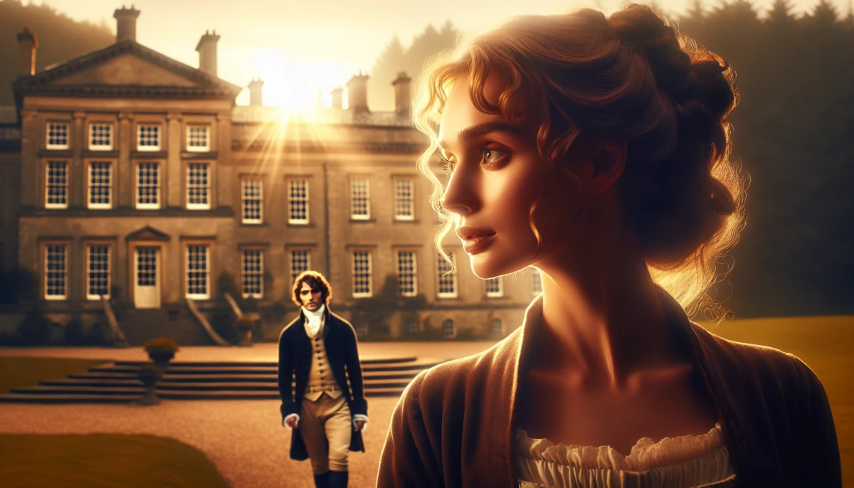 Illustration of Anne Elliot during the climax of Persuasion, from the scene 'The Letter of Love'
